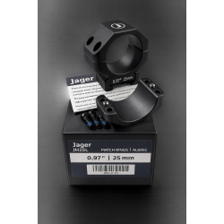 Jager 25MM .97 Low Scope Ring Jager 25MM .97 Low Scope Ring