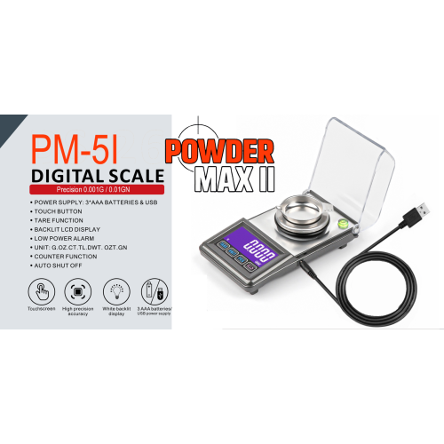 Powder MAX II GN scale